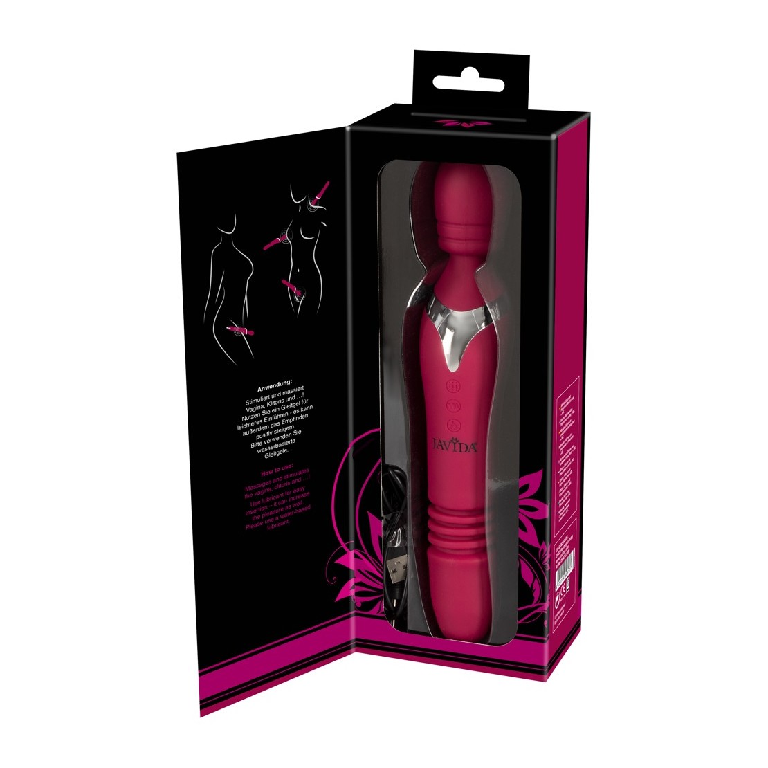 WAND RISCALDANTE SEX TOY CON MOVIMENTO A SPINTA...