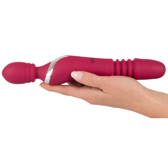 WAND RISCALDANTE SEX TOY CON MOVIMENTO A SPINTA RICARICABILE JAVIDA