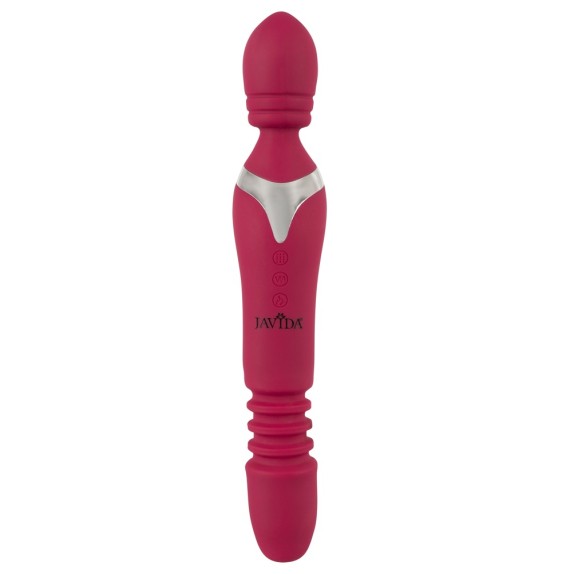 WAND RISCALDANTE SEX TOY CON MOVIMENTO A SPINTA RICARICABILE JAVIDA