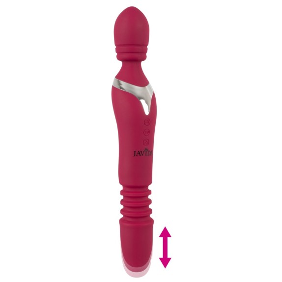 WAND RISCALDANTE SEX TOY CON MOVIMENTO A SPINTA RICARICABILE JAVIDA