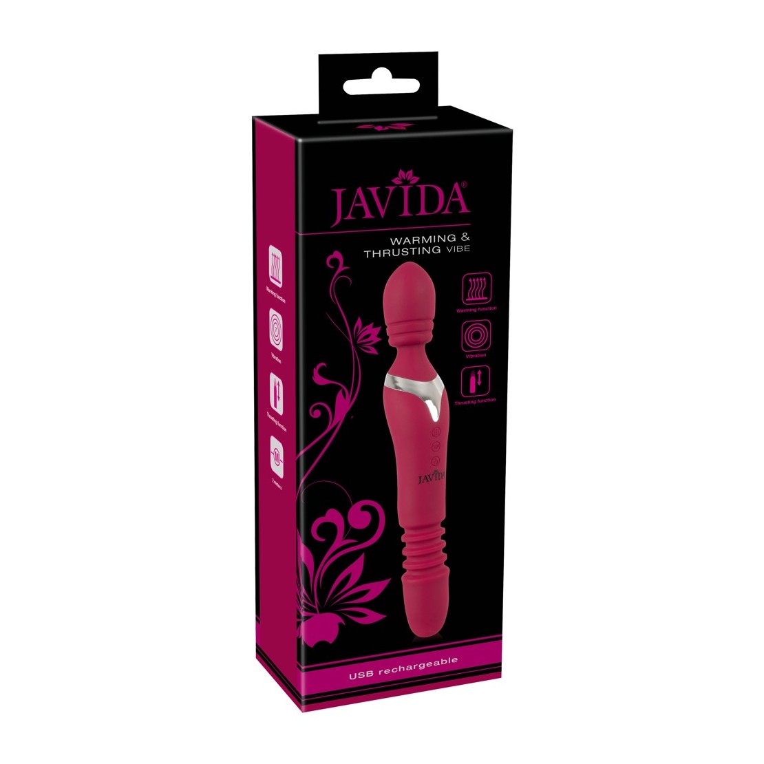 WAND RISCALDANTE SEX TOY CON MOVIMENTO A SPINTA...