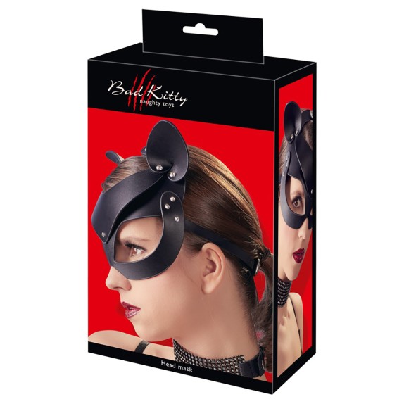 MASCHERA SEXY PER DONNA DA CATWOMAN IN SIMILPELLE BAD KITTY