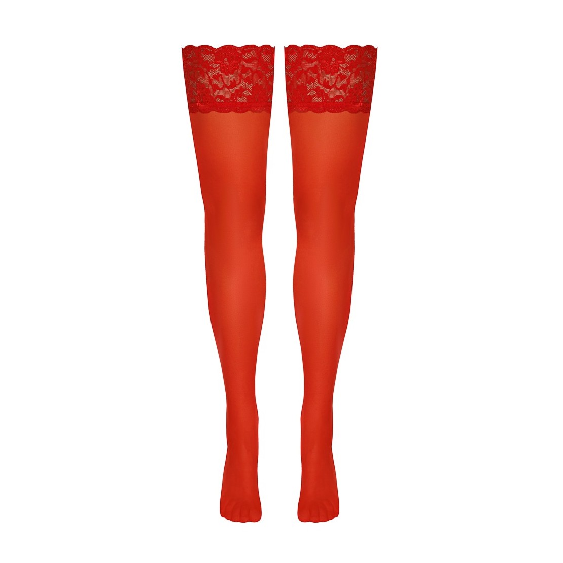 AUTOREGGENTE VELATA ROSSA SEXY PER DONNA CON...