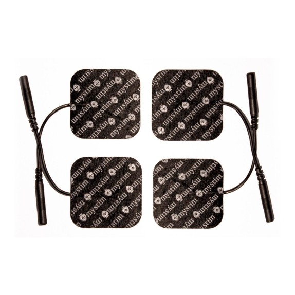 SET 4 ELETTRODI AUTOADESIVI ACCESSORIO PER MACCHINA ELETTRICA MY STIM