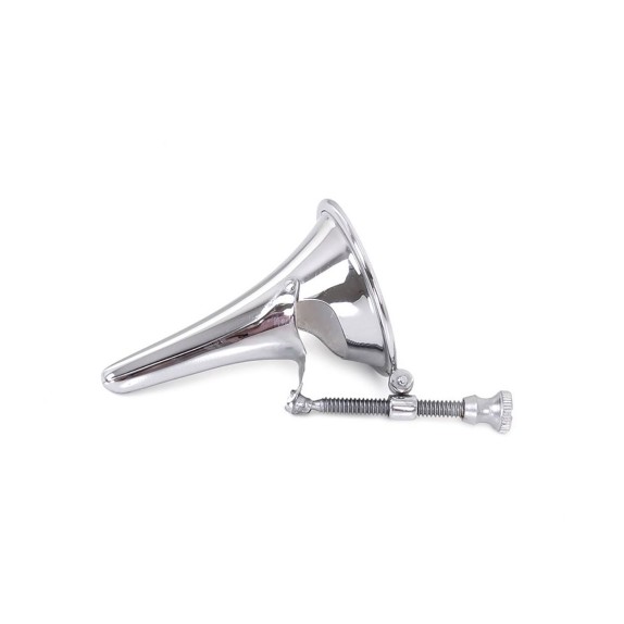 SPECULUM ANALE IN ACCIAIO SEX TOY CON APERTURA A VITE REGOLABILE KIOTOS