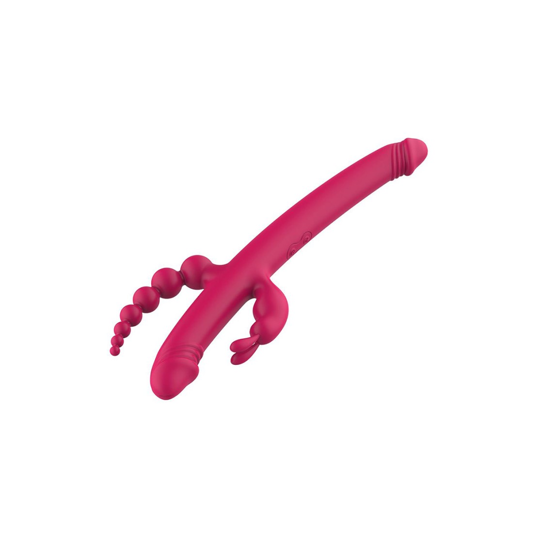 VIBRATORE SEXY 4 STIMOLAZIONI VAGINALE ANALE...