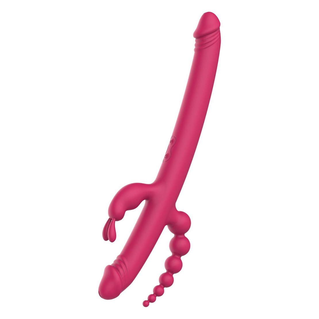VIBRATORE SEXY 4 STIMOLAZIONI VAGINALE ANALE...