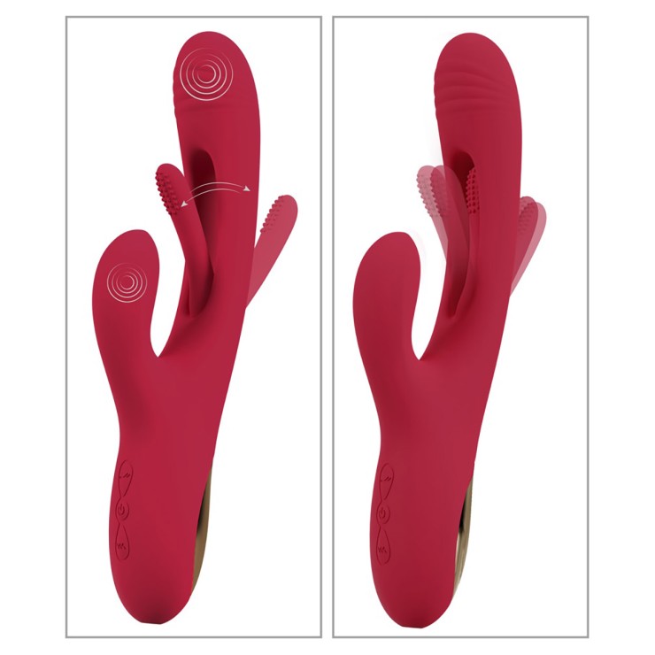 VIBRATORE RABBIT SEXY DONNA CON LINGUA INTERNA E... 2