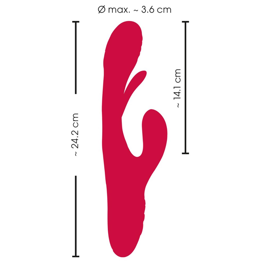 VIBRATORE RABBIT SEXY DONNA CON LINGUA INTERNA...