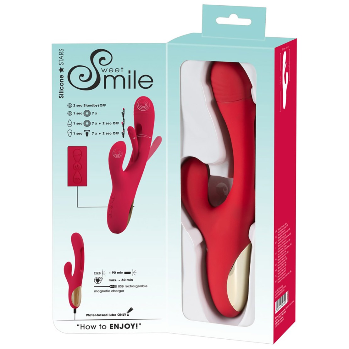 VIBRATORE RABBIT SEXY DONNA CON LINGUA INTERNA...