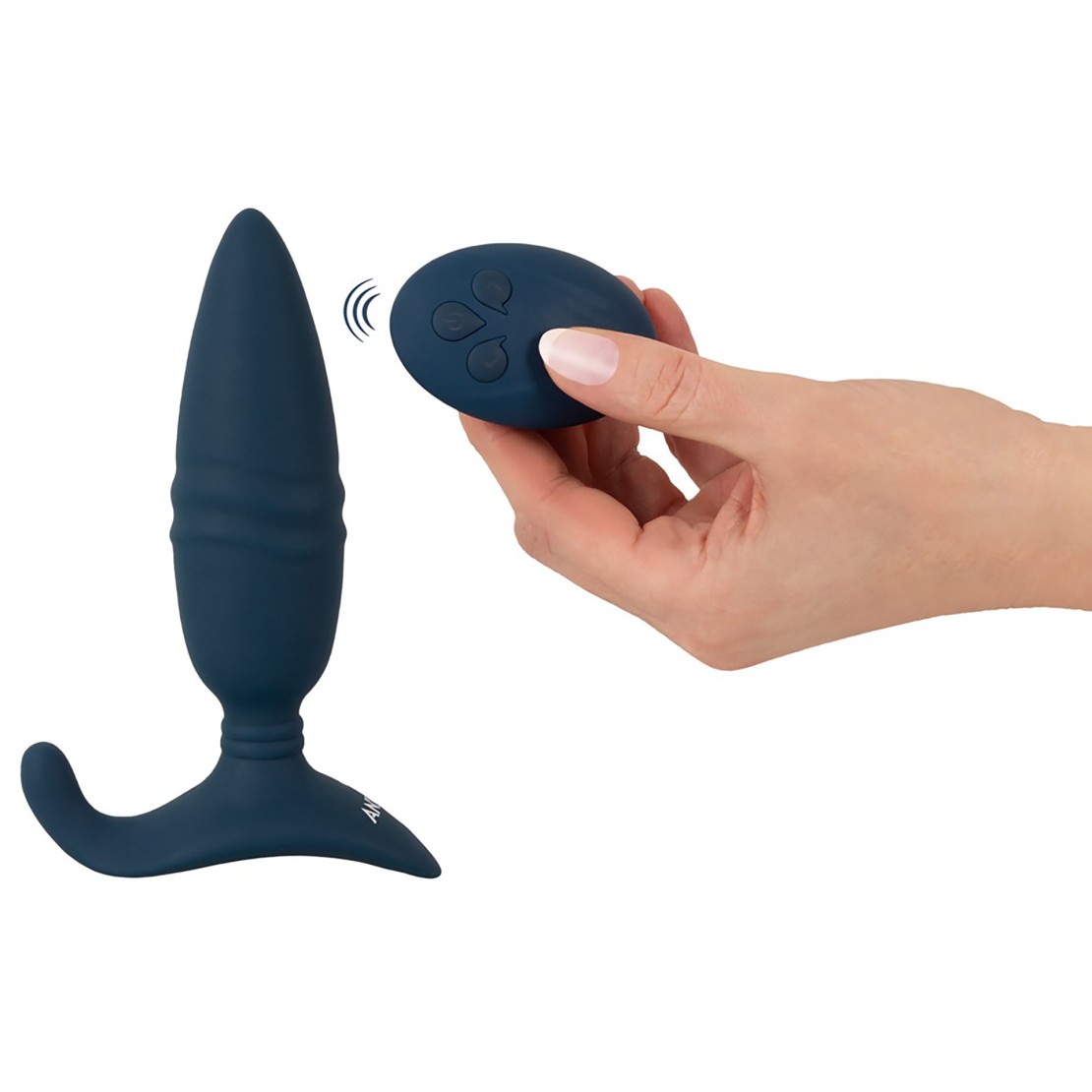 PLUG ANALE VIBRANTE CON MOVIMENTO SU E GIU' CON...