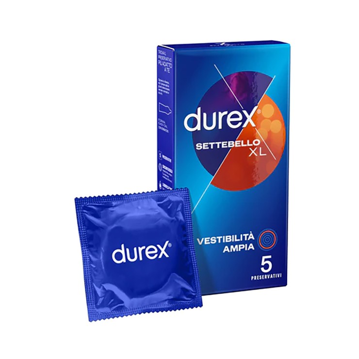PROFILATTICI DUREX SETTEBELLO XL CONFEZIONE DA 5 PEZZI