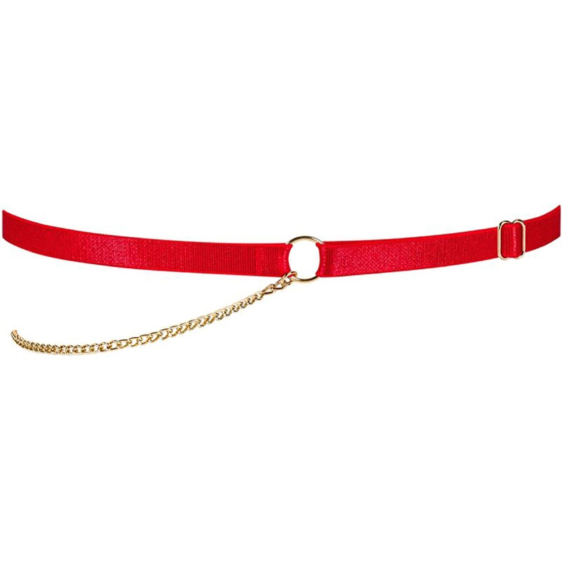 GIARRETTIERA SEXY PER DONNA IN VELLUTO ROSSO...