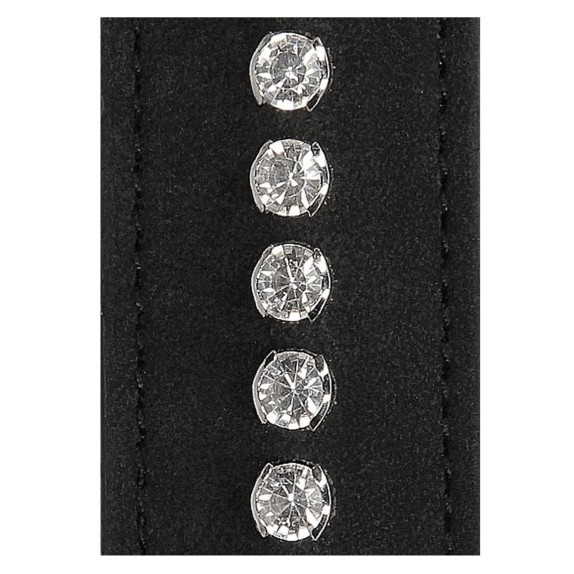COLLARE SEXY STRASS E GUINZAGLIO DIAMOND STUDDED COLLAR