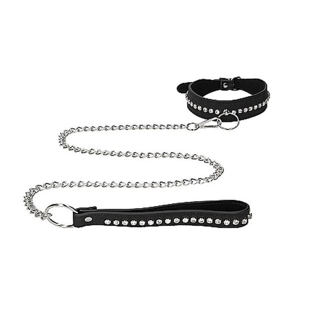 COLLARE SEXY STRASS E GUINZAGLIO DIAMOND...