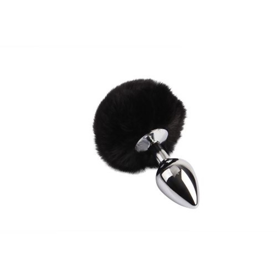 PLUG ANALE IN METALLO CON CODA DA CONIGLIO FUR...