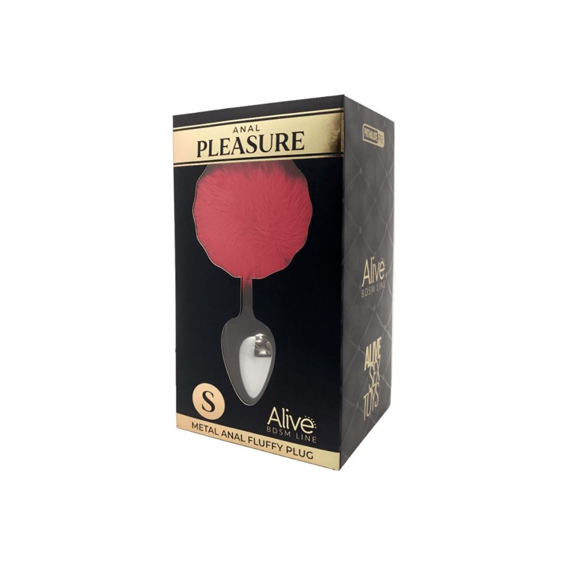 PLUG ANALE METALLO CON CODA DA CONIGLIETTO SEXY...