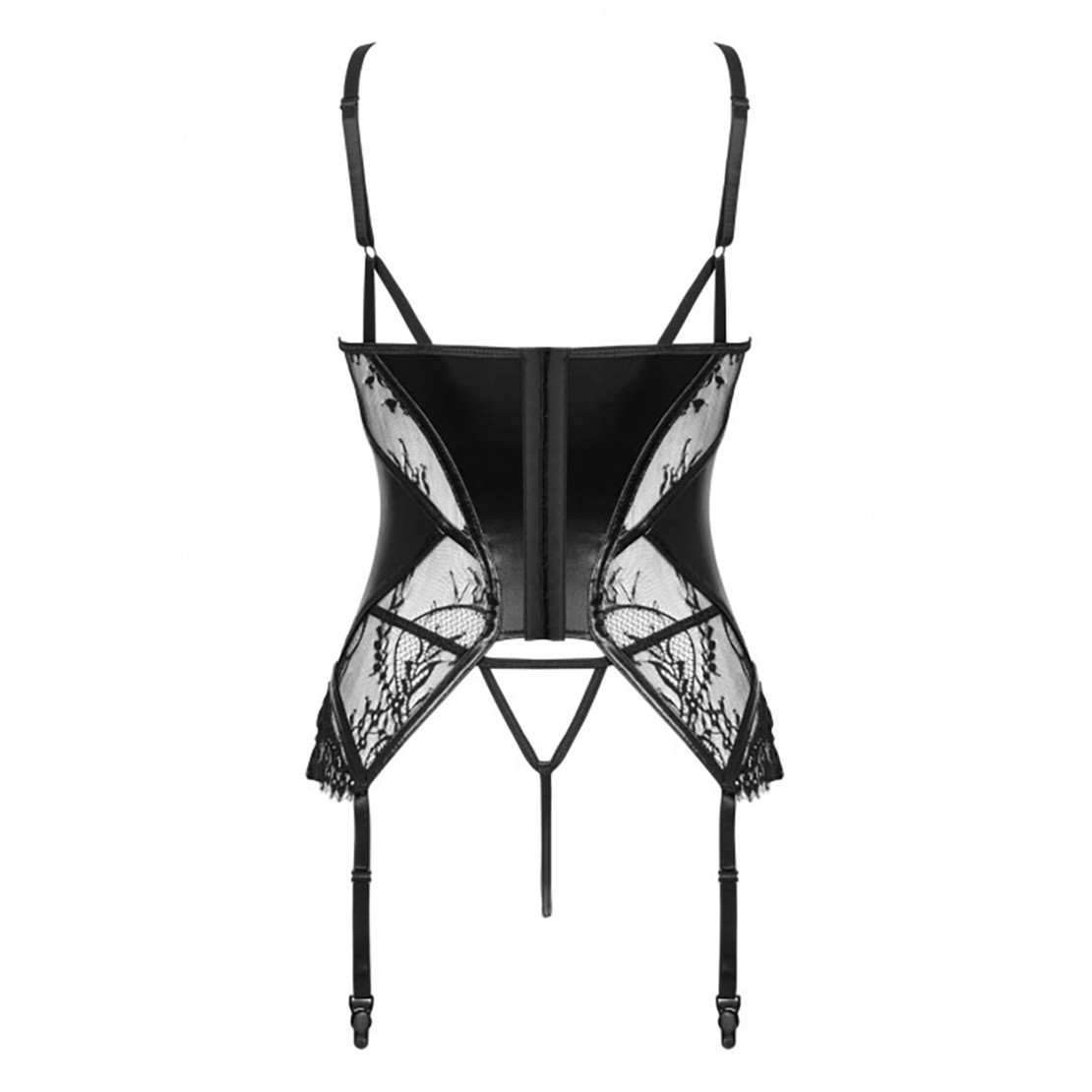 GUEPIERE SEXY DONNA CON DETTAGLI IN PIZZO E...