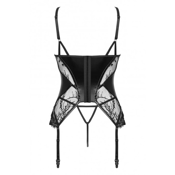 GUEPIERE SEXY DONNA CON DETTAGLI IN PIZZO E SPANDEX & PERZOMA CORSET LEONELA