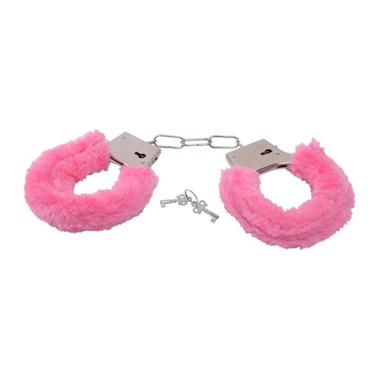 MANETTE IN METALLO CON PELO PELUCHE VARI COLORI