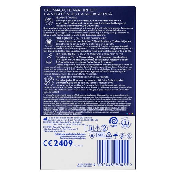 DUREX PERFORMA PROFILATTICI