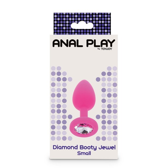 PLUG ANALE IN SILICONE CON GIOIELLO SEX TOY VARIE MISURE E COLORI BOOTY JEWEL
