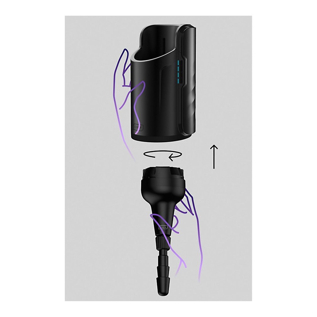 ADATTATORE PER DILDO VAC-U-LOCK PER...