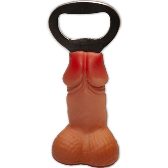 APRI BOTTIGLIE A FORMA DI PICCOLO PENE REALISTICO CON TESTICOLI GADGET SCHERZOSO