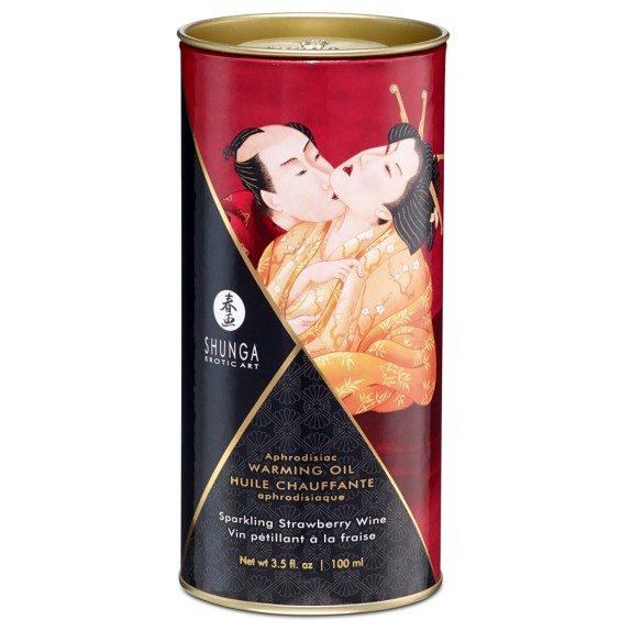 OLIO DA MASSAGGIO AFRODISIACO EFFETTO CALDO VARI GUSTI SHUNGA