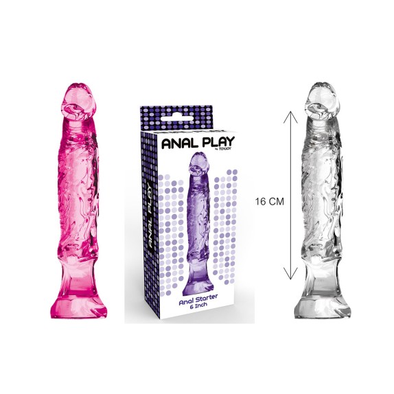 PLUG ANALE A FORMA FALLICA SEX TOY ANAL STARTER PER PRINCIPIANTI 6"