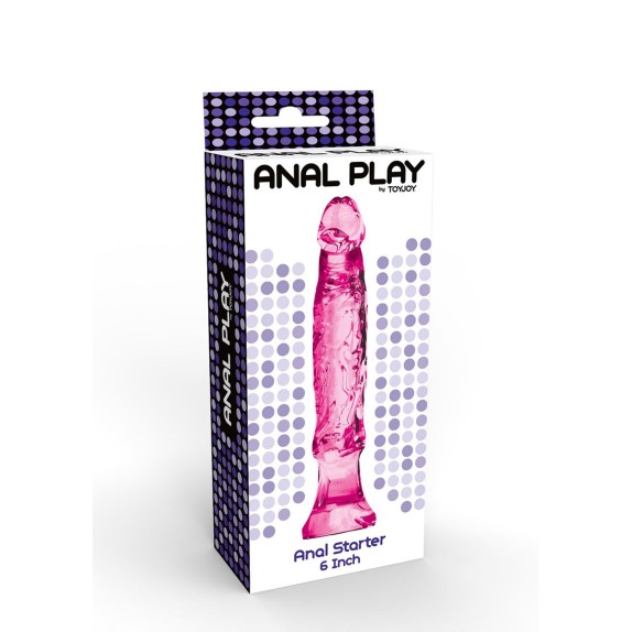 PLUG ANALE A FORMA FALLICA SEX TOY ANAL STARTER PER PRINCIPIANTI 6"