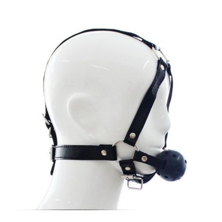 copy of HARNESS SEXY PER IL VISO CON BALL GAG MORSO...