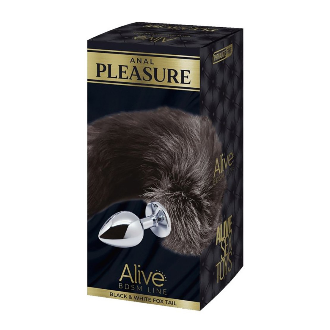 CODA DA VOLPE MARRONE SEXY CON PLUG ANALE ALIVE...