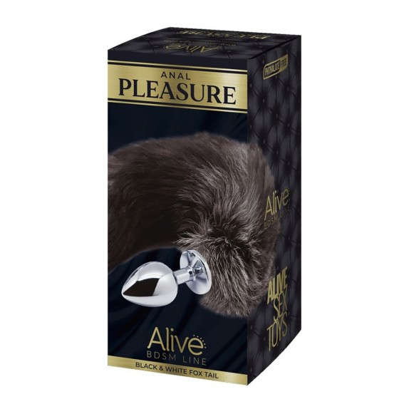 CODA DA VOLPE MARRONE SEXY CON PLUG ANALE ALIVE BDSM LINE