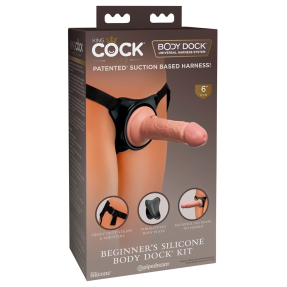 copy of KIT STRAP-ON SEXY PER DONNA ULTRA REALISTICO 15 CM SEX TOY KING COCK ELITE