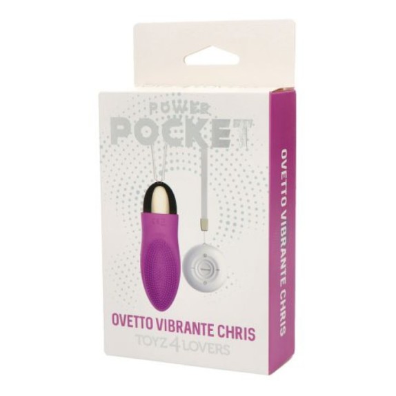 SEX TOY OVETTO VAGINALE VIBRANTE TELECOMANDO WIRELESS CHRIS