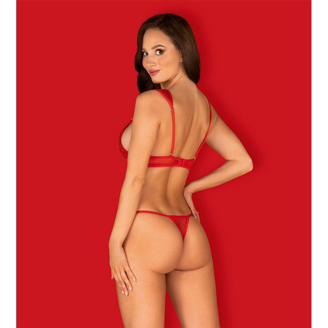 COMPLETO INTIMO SEXY PER DONNA A QUADRETTI...