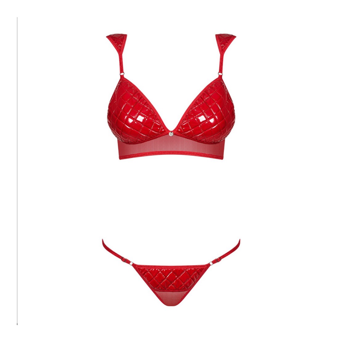 COMPLETO INTIMO SEXY PER DONNA A QUADRETTI...