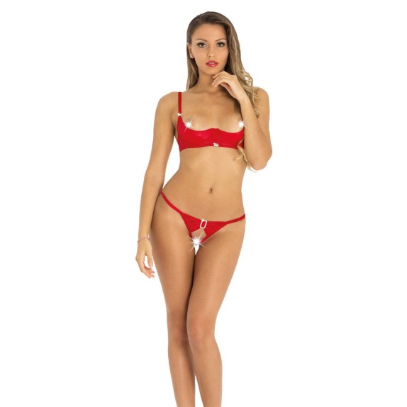 SEXY COMPLETO INTIMO CON PERIZOMA APERTO