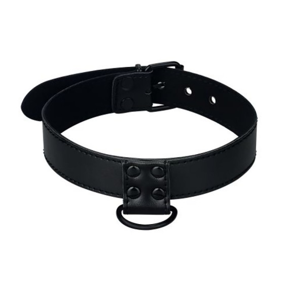 COLLARE SEXY CON GUINZAGLIO IN ECOPELLE REGOLABILE BONDAGE FETISH