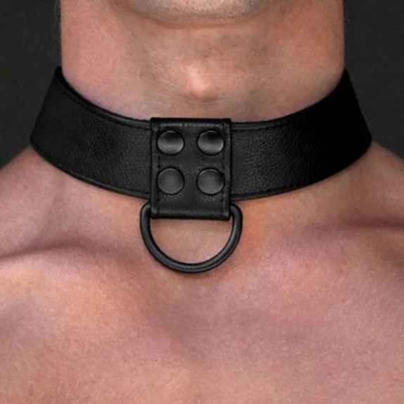 COLLARE SEXY CON GUINZAGLIO IN ECOPELLE REGOLABILE BONDAGE FETISH