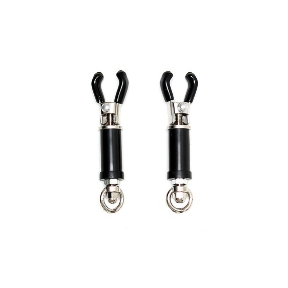 PINZETTE CON PESO E ANELLINO UNISEX REGOLABILE METAL NIPPLE