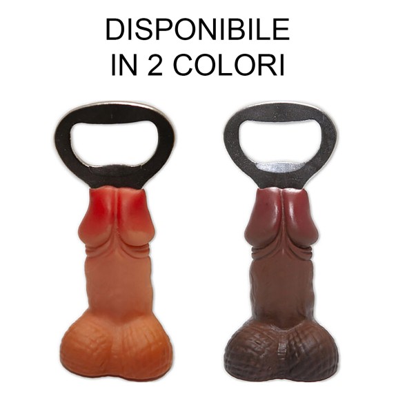 APRI BOTTIGLIE A FORMA DI PICCOLO PENE REALISTICO CON TESTICOLI GADGET SCHERZOSO