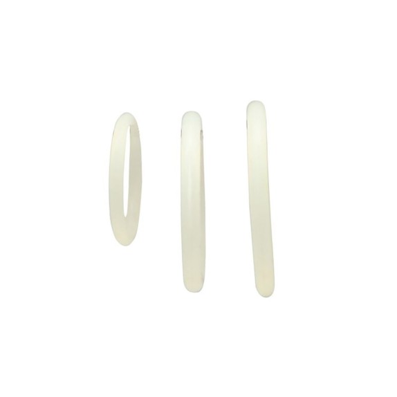 KIT 3 ANELLI FALLICI PER UOMO TRASPARENTI IN SILICONE SOTTILI