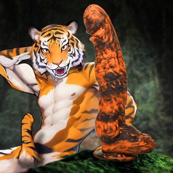 DILDO SEX TOY 28,7 CM FALLO DI TIGRE SABRETOOTH FANTASY