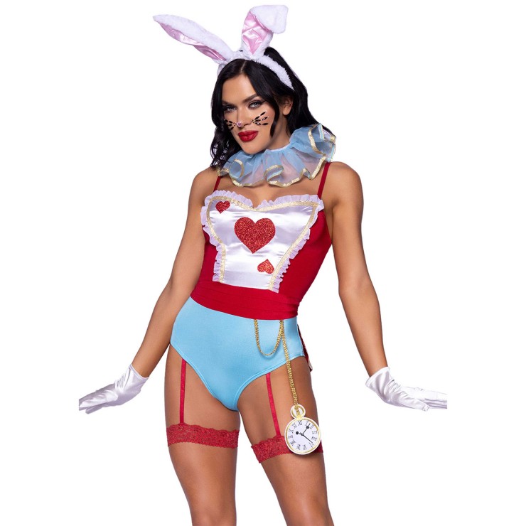 COSTUME SEXY DA CONIGLIETTA SEXY PER DONNA BIANCONIGLIO...