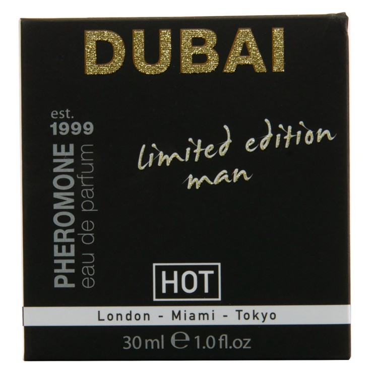 PROFUMO AI FEROMONI PER UOMO DUBAI EDIZIONE LIMITATA NERO