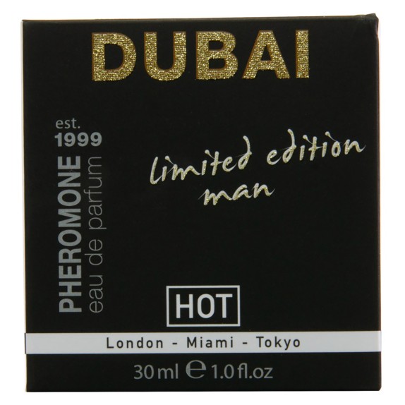 PROFUMO AI FEROMONI PER UOMO DUBAI EDIZIONE LIMITATA NERO