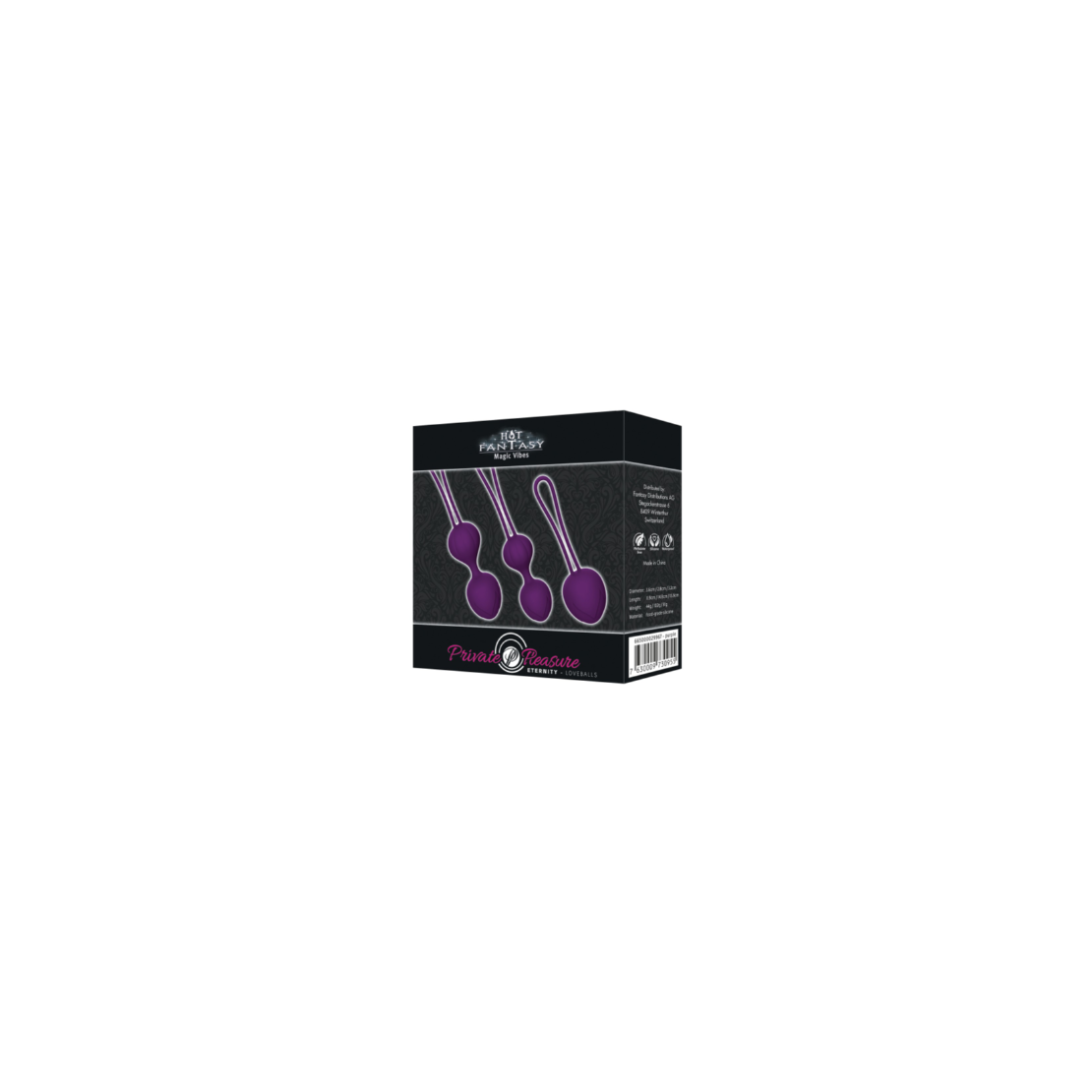 KIT 3 PEZZI PALLINE VAGINALI PRIVATE PLEASURE...