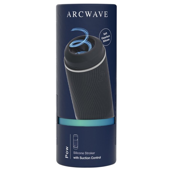 MASTURBATORE INNOVATIVO PER UOMO CON SUZIONE POW ARCWAVE